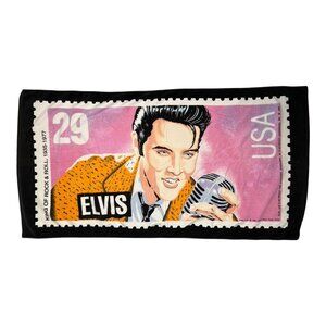 Vintage Elvis Presley Beach Towel 29 Cent Stamp 1992 Pool 29x56